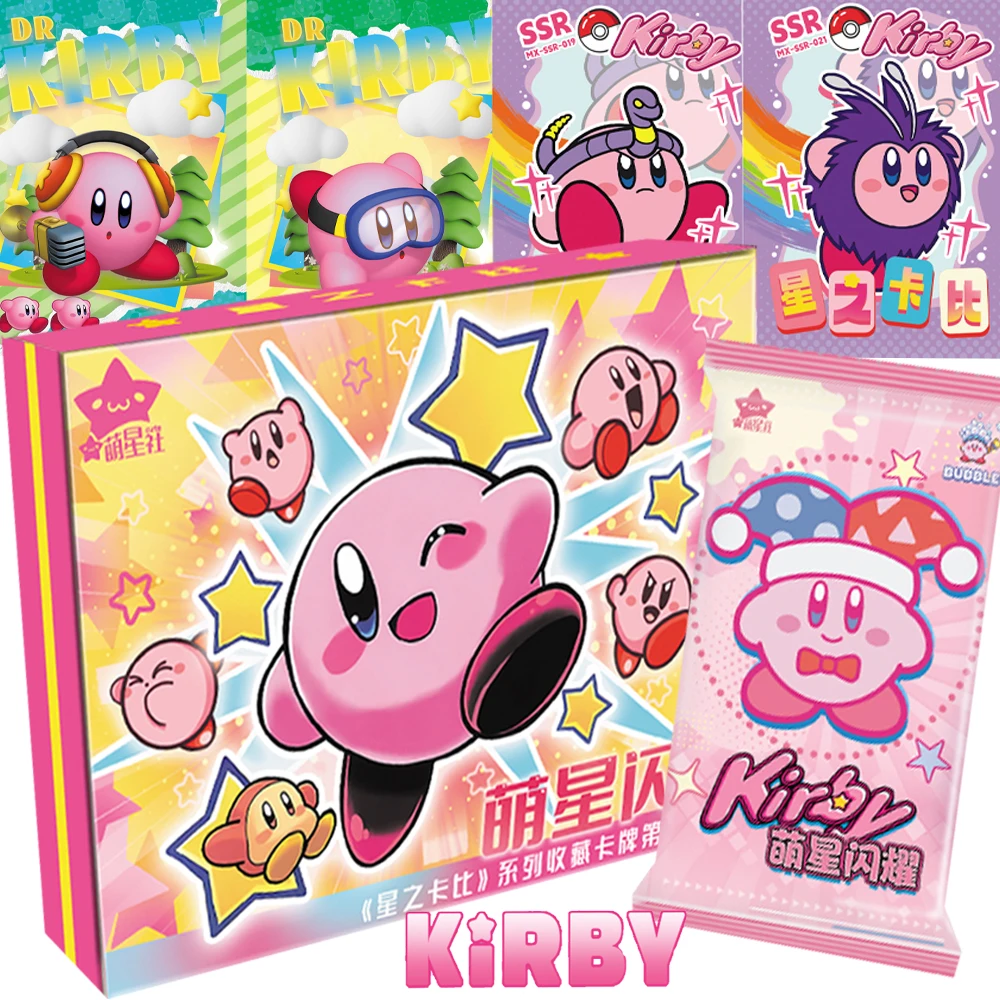 

Wholesale Kirby Collection Card Anime Cute Stars Shine Protagonist Rare Limited Exclusive Character Enamel Inlay Card Child Gift