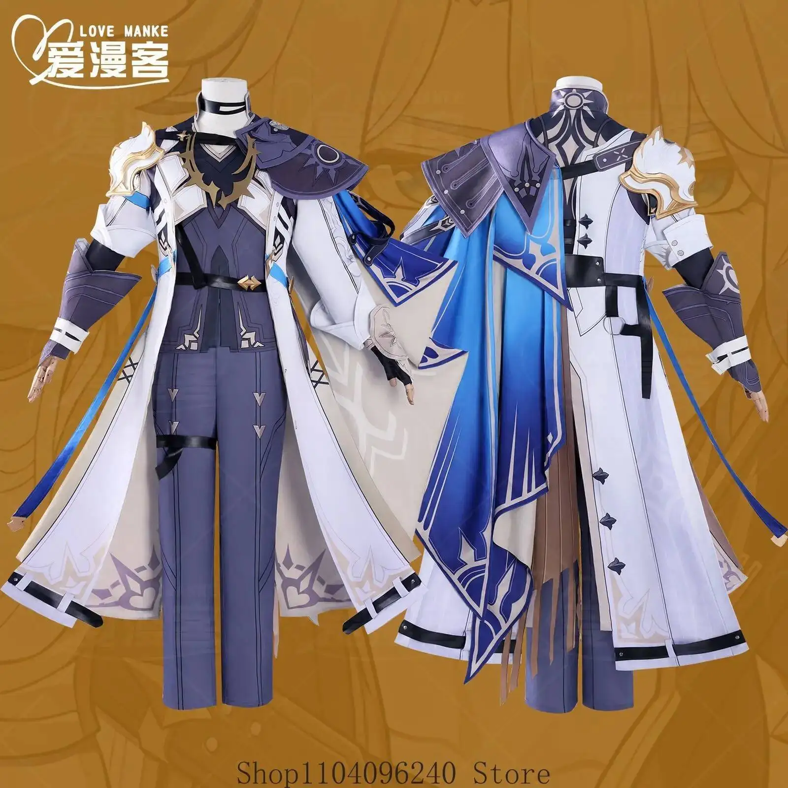 لعبة هونكاي: ستار رايل فينون أزياء تنكرية موحدة ملابس أنيمي أزياء الهالوين للنساء والرجال