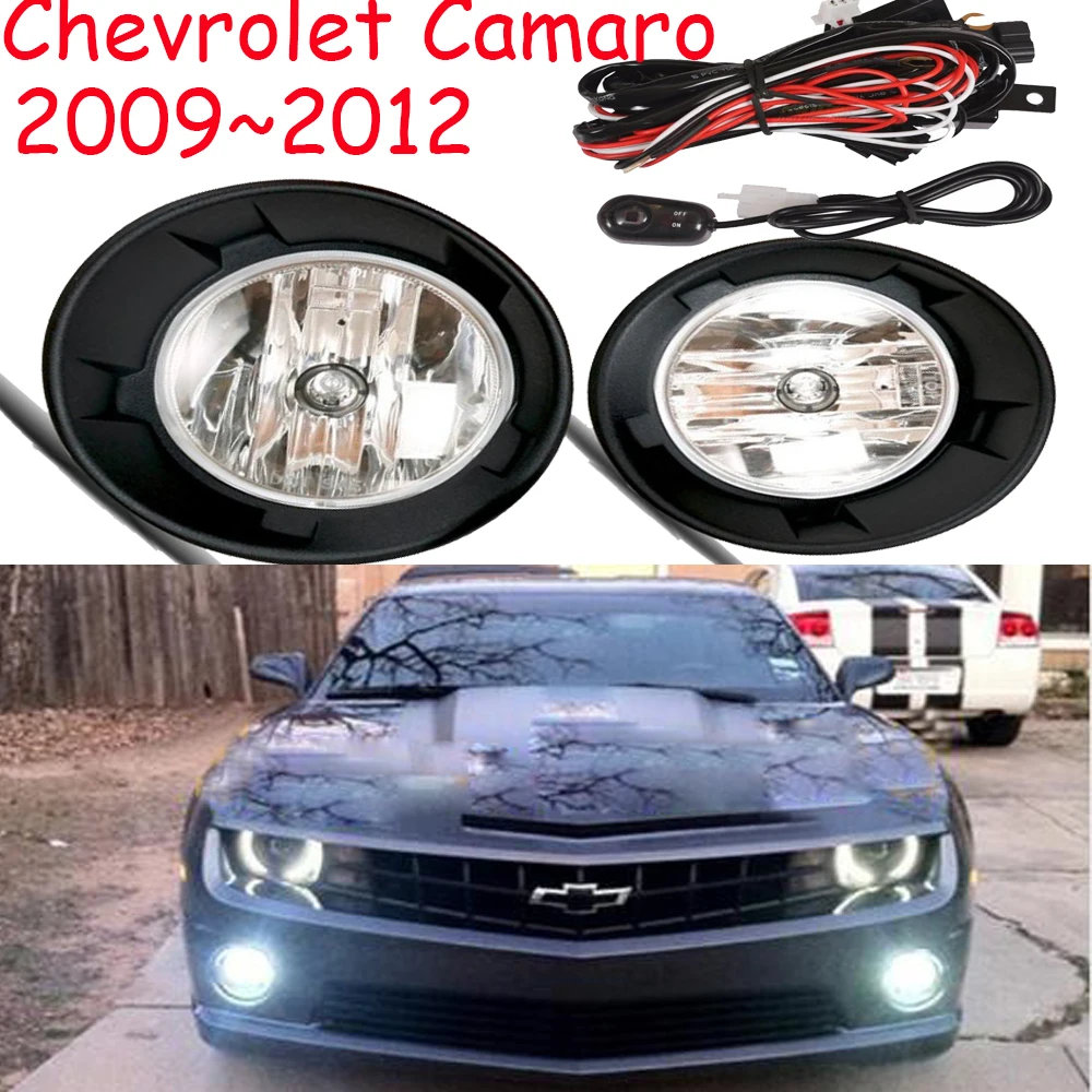 One Set Car Bumper Lamp For Chevrolet Camaro Fog Light 2009~2012/2014~2018year Halogen 4300K Car Accessories Camaro Headlight