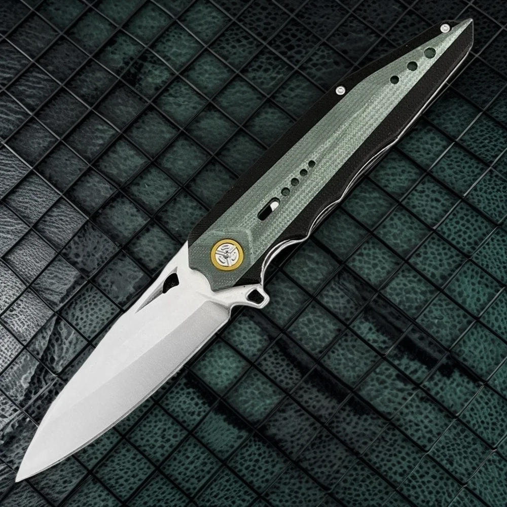 

Multi-Function Tactical Folding Knife 8Cr13MoV Blade with G10 Handle Outdoor Camping Self-Defense Jungle Exploration Knives