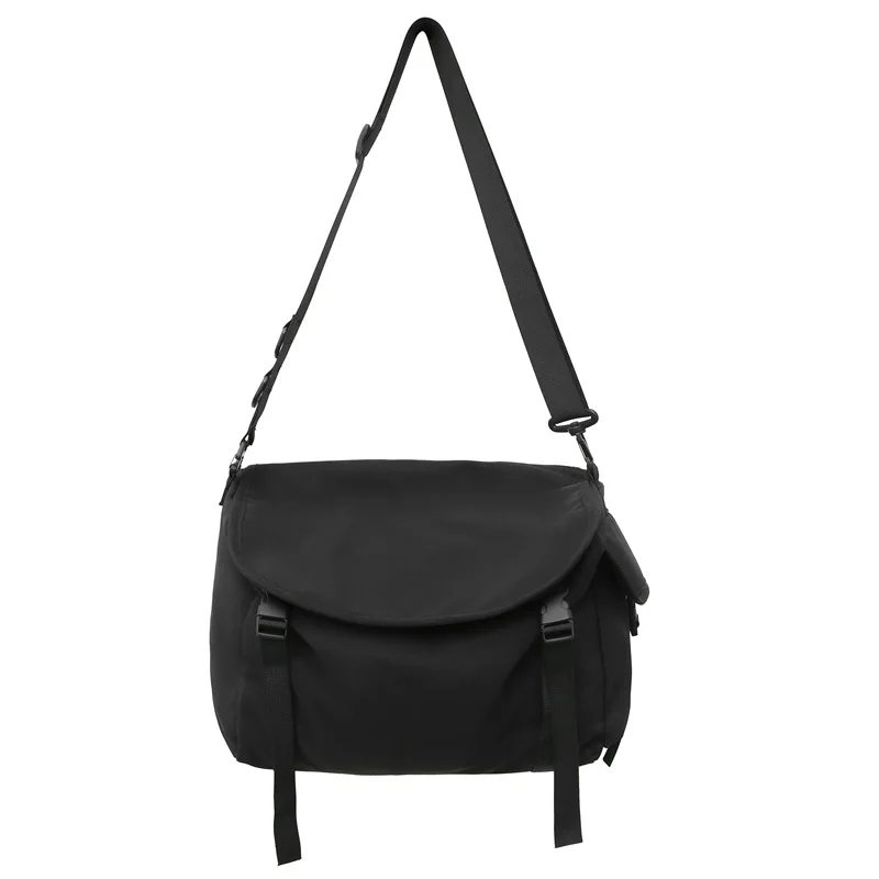 

Daily All-match Waterproof Nylon Large Capacity Shoulder Bag Campus Style Multifunctional Backpack Casual Commuter Crossbody Bag