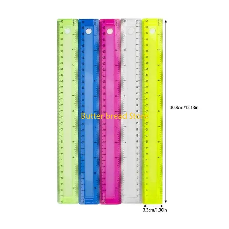 W89C 4pcs 12 pollici Clear Righe