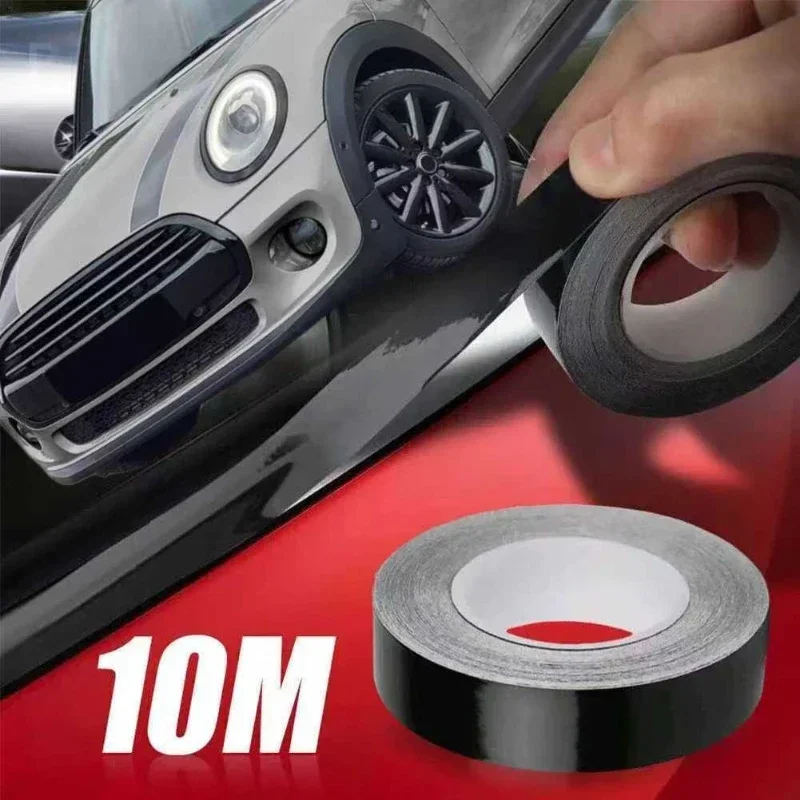 

2CM*10M Car Window Trim Waistline DIY Sticker Decoration Black Universal Car Styling Window Edge Protector Trim Anti-scratch