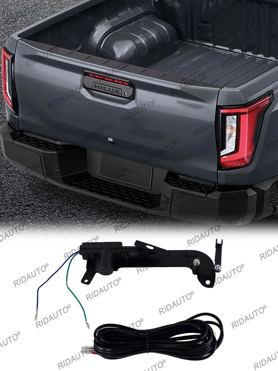 Elektryczny zamek tylnej klapy do Hilux 2026 Travo Prerunner & 4TREX, centralny zamek, oryginalny kluczyk, akcesoria samochodowe. — 2