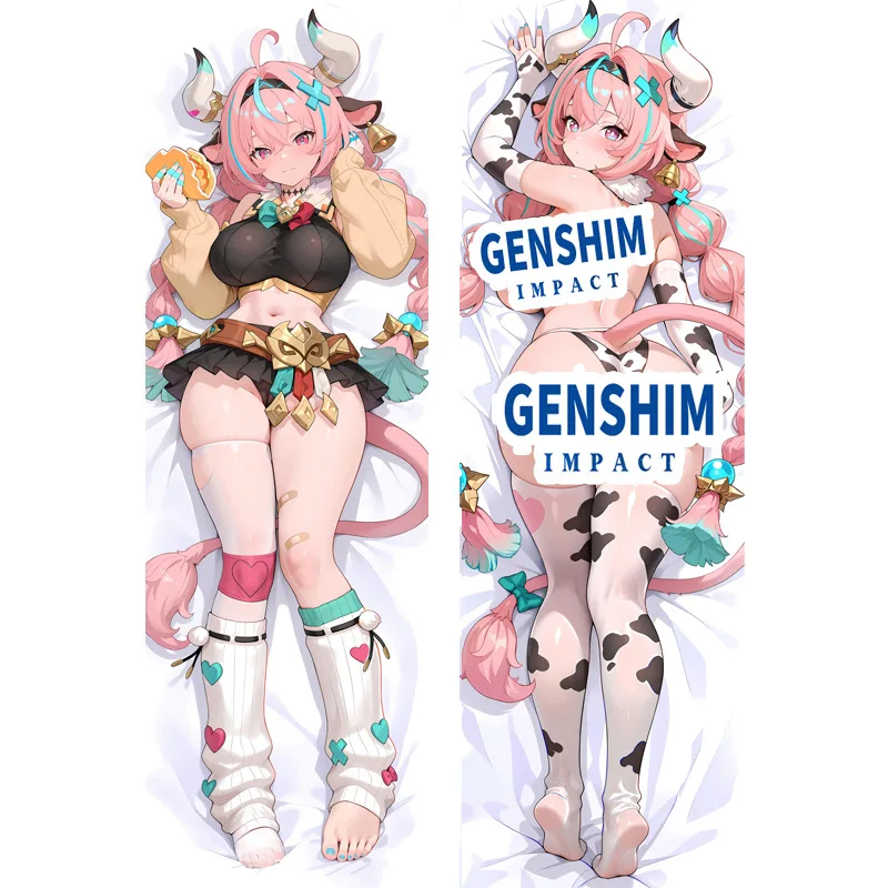 

Dakimakura Anime Varesa Genshin Impact Pillowcase Double-sided Print Body Pillow Cover Otaku Hugging Bedding Cushion Cover