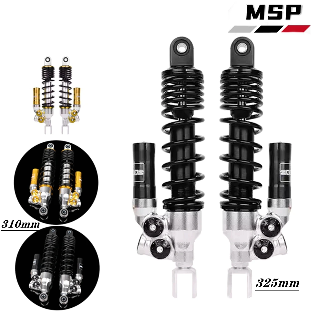 

310mm 325mm Invert Rear Shock Absorber Universal For Yamaha Scooter Cygnus-X RSZ Nmax Xmax Aerox Gtr125 Pcx125 150 Niu Ninebot