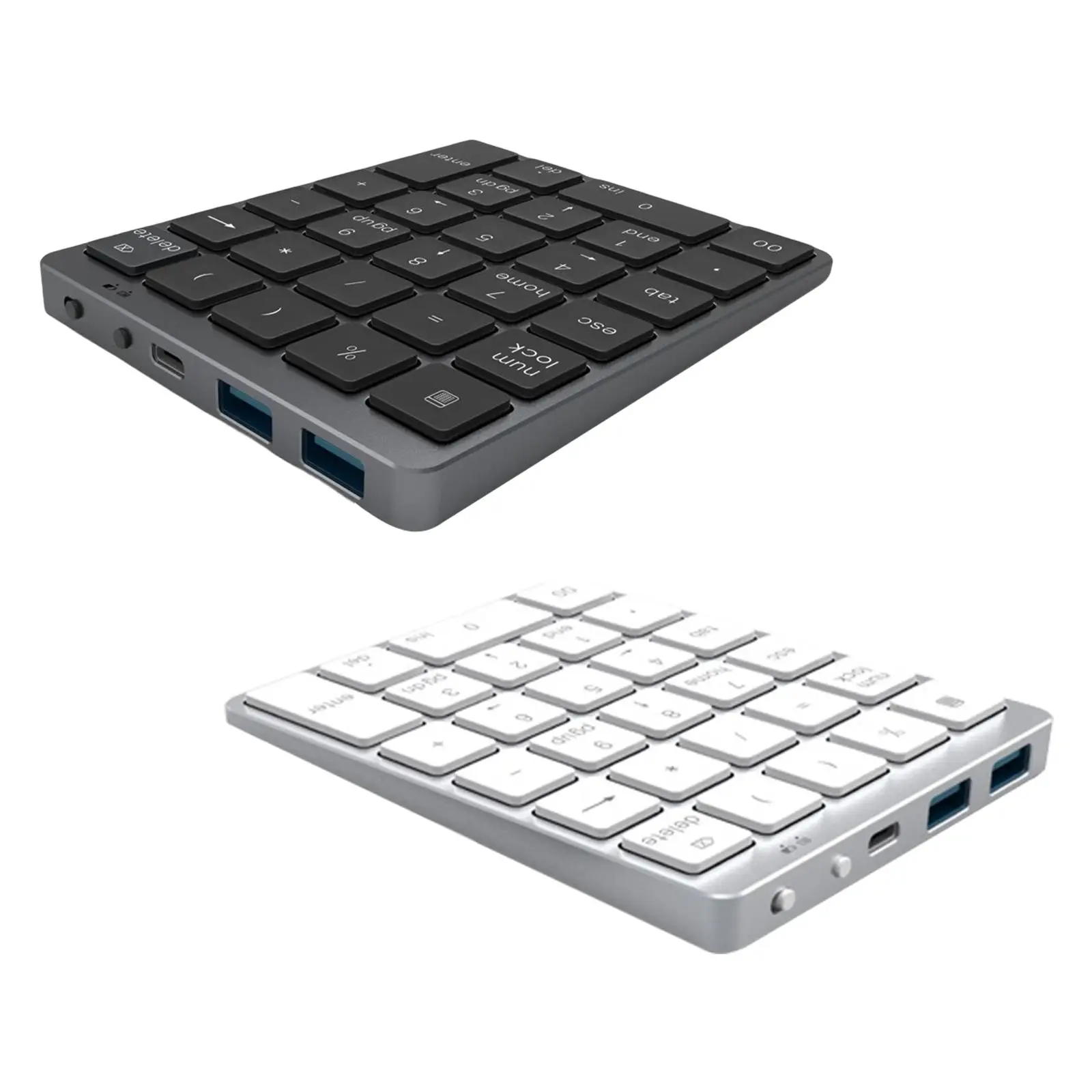 28 Keys Bluetooth Numeric Keypad Wireless Keyboard Extensions for Tablet Computer