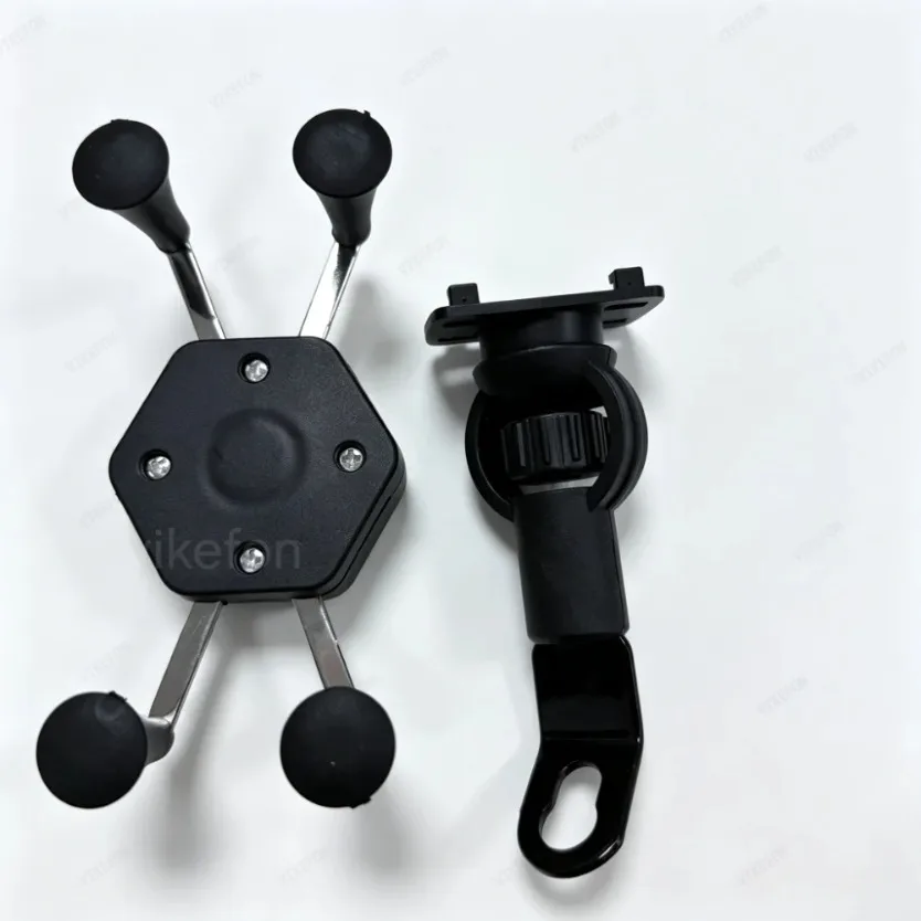 X Grip 4 Claw Phone Mount Universal Motorcycle Handlebar Holder Anti Shake for Electric Bike Scooter Navigation Daily Use