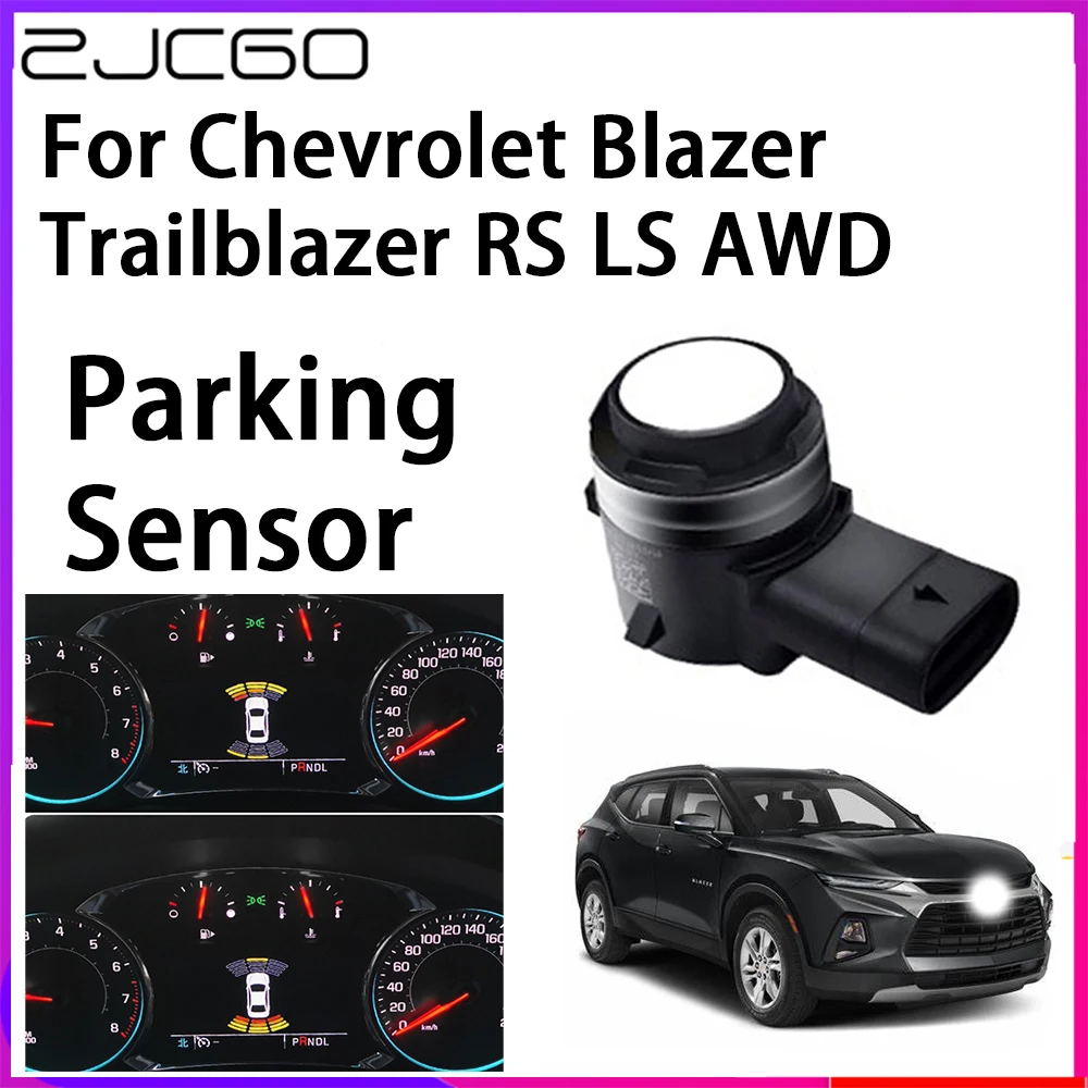 

ZJCGO Parking Sensor Kit Car Parktronic Backlight Reverse Radar Monitor System for Chevrolet Blazer Trailblazer RS LS AWD