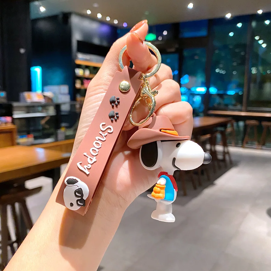 سنوبيس المفاتيح الكرتون نموذج لجسم دمية كيرينغ لطيف صبي فتاة حقيبة زينة الاطفال اللعب هدايا عيد الميلاد لعبة