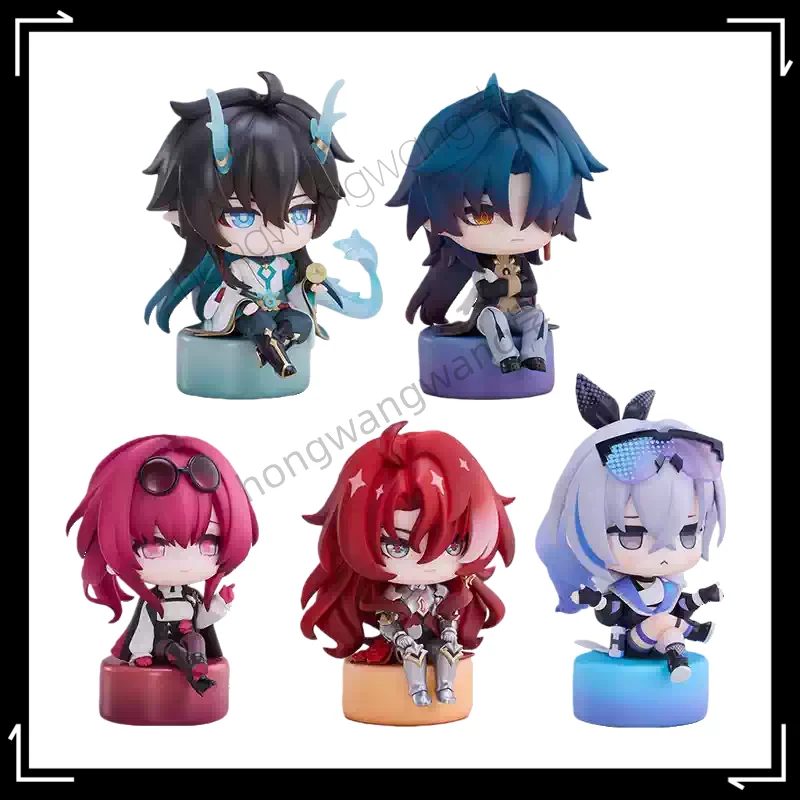 

In Stock Honkai Star Rail Jimee'S Parlor Series Q Figure Set - Silverwolf Danheng Kafka Blade Action Figures Collectible Toys