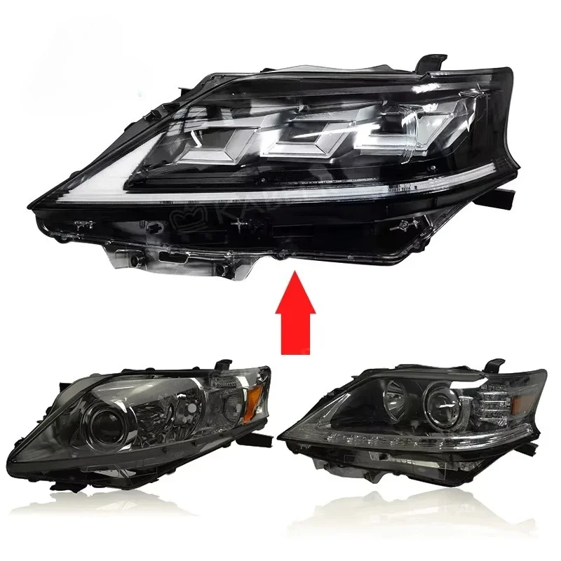 For 2009-2015 RX270 RX350 RX450h Upgrade Modified to three beam of light headlamp Xenon Halogen LED