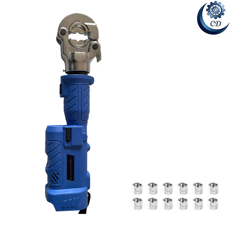 Auto Release Hydraulic Crimper 60KN Lithium Powered Cable Crimping Tool For Grid Transformation