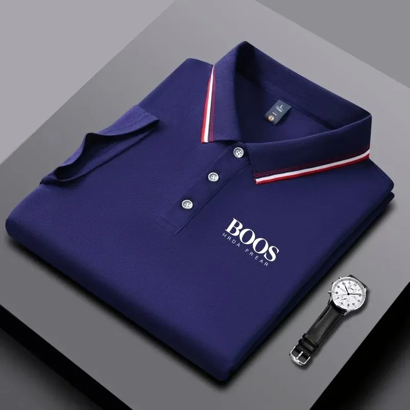 Polo unisexe imprimé à revers, hauts d'été respirants à manches courtes, t-shirts décontractés pour le sport et le quotidien pour hommes et femmes