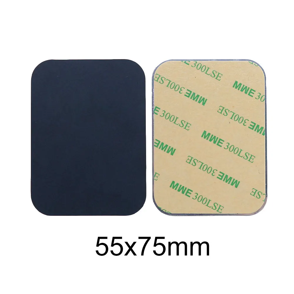 JCD 10 stücke Schwarz Magnetische Metall Platte Für Auto Telefon Halter Universal Eisen Blatt Disk Aufkleber Halterung Handy Magnet stehen