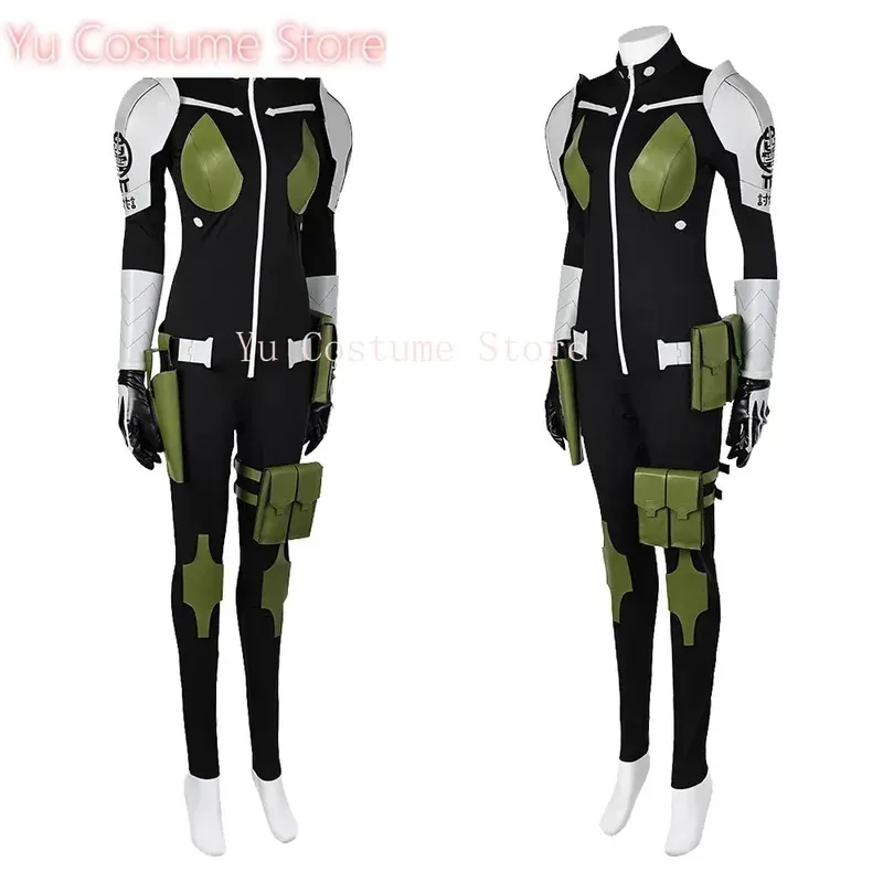 시노미야 키코루 아시로 미나 판타지 글러브 홀스터 TEC 방어복 애니메이션 괴수 코스프레 8 의상 변장 여성 a;3,v'5.t;8