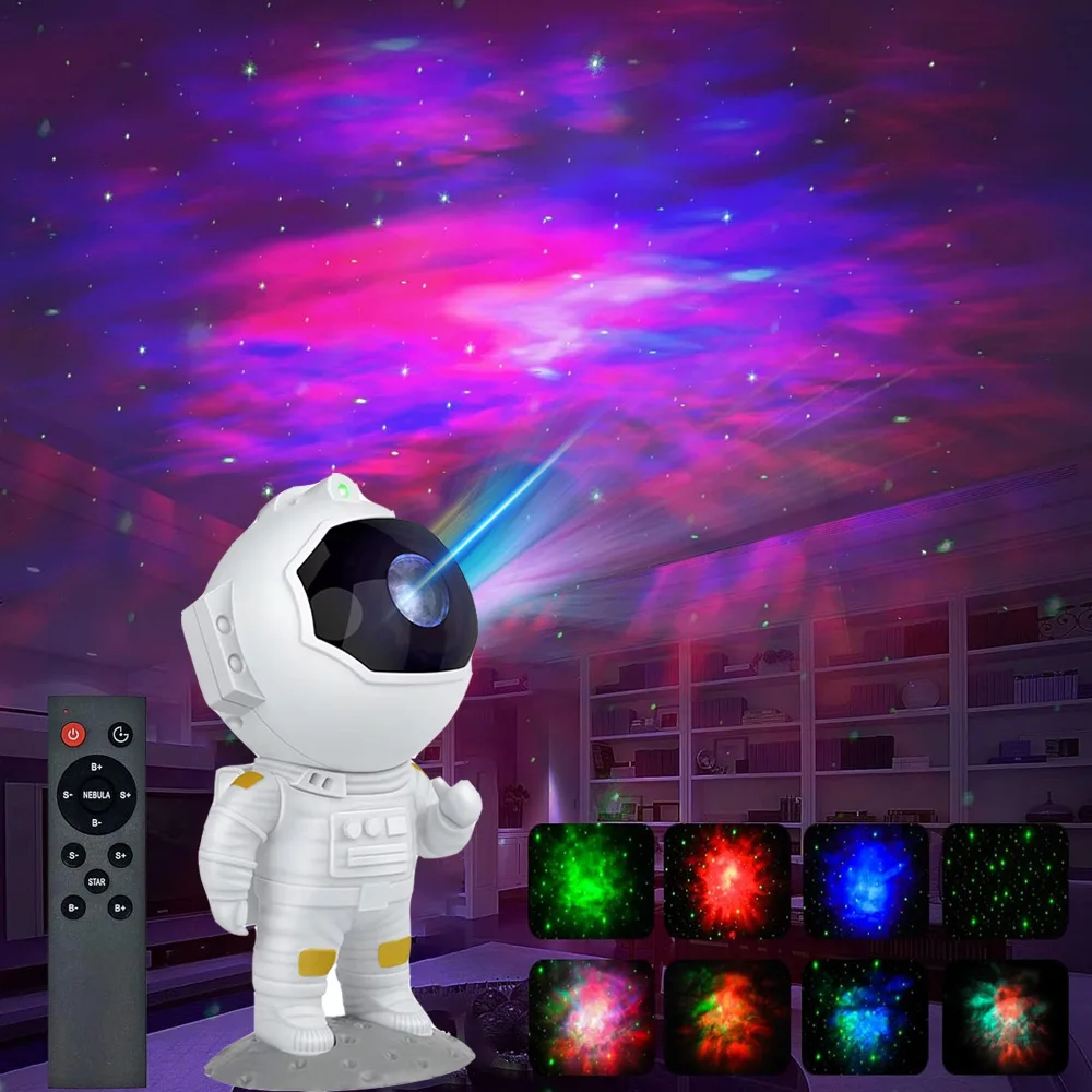 Astronaut Galaxy Light Projector Space Starry Lamp Nebula LED Night Light For Home Bedroom Star Sky Ceiling Decorative Projector