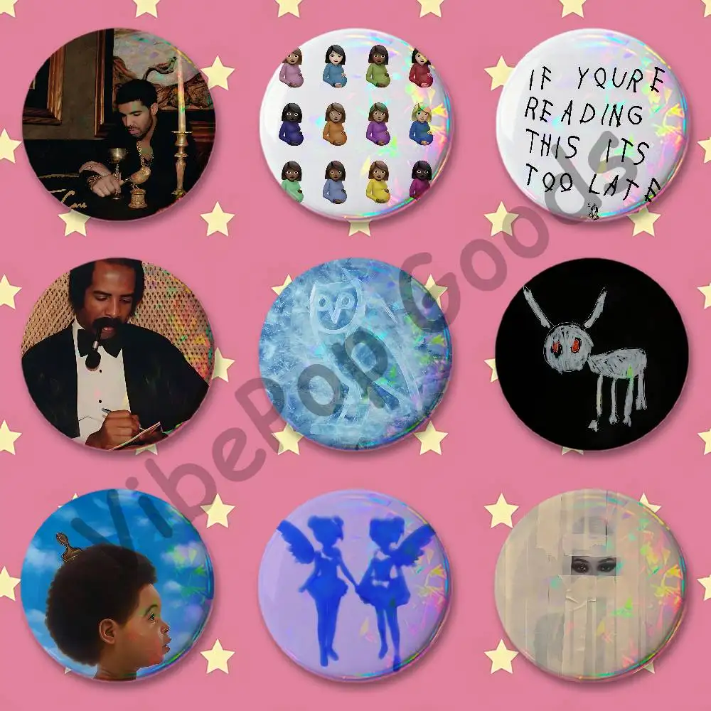 D-Drake Badges 25 32 44 58 75 mm Round Customizable Wholesale Fan goods Self-made fan freebies