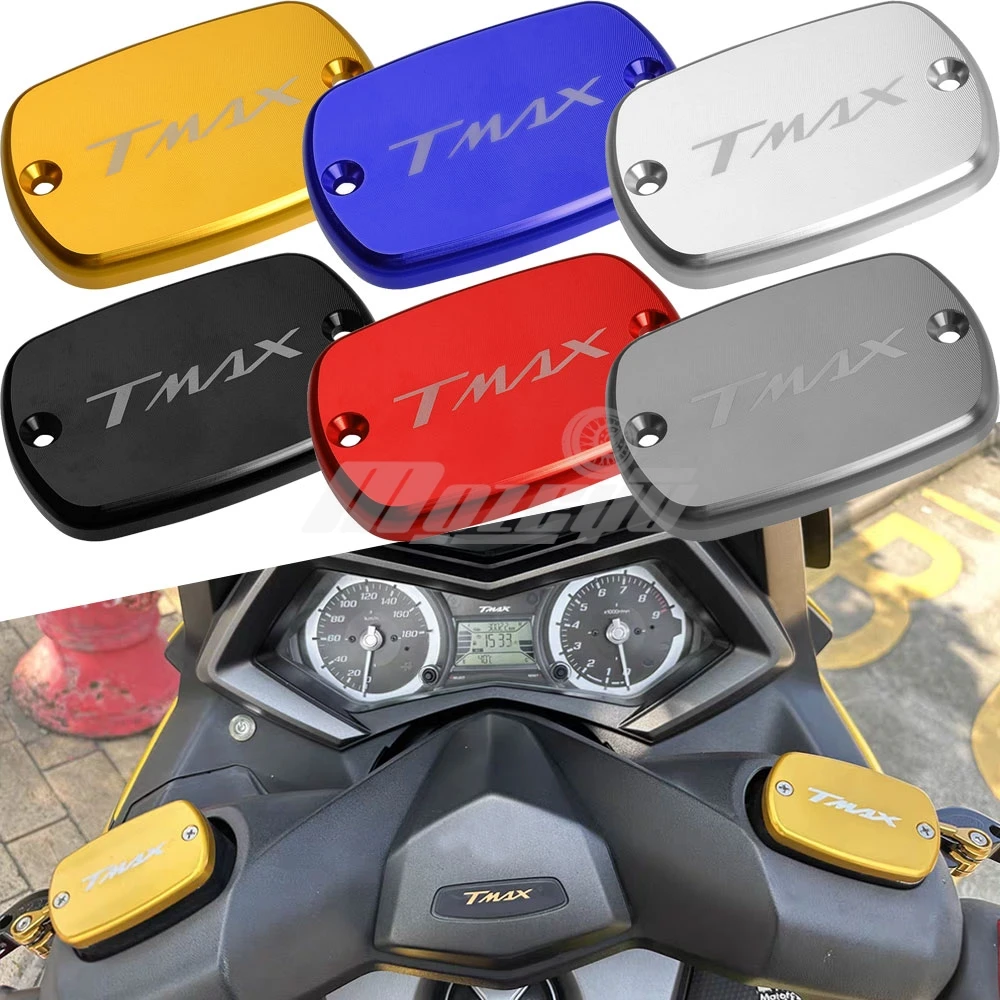 

For YAMAHA T-Max 500 2008-2011 T Max TMax 530 2012-2022 TMAX560 Motorcycle Accessories Brake Fluid Tank Cap Brake Pump Cover