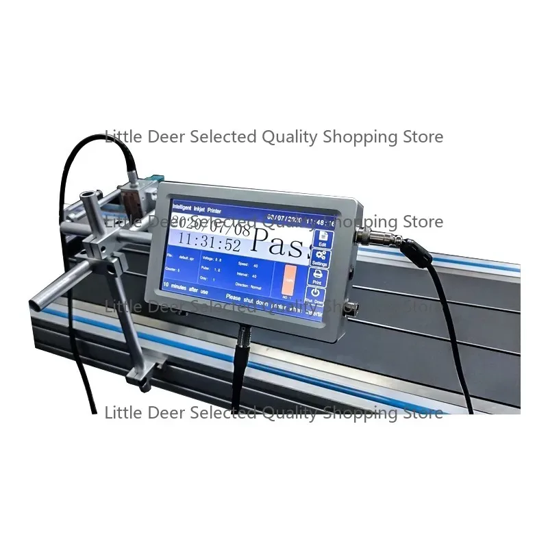 

High Typewriter Print logo Date Batch Number Small Packaging Production Line Counting Automatic Inkjet Printer