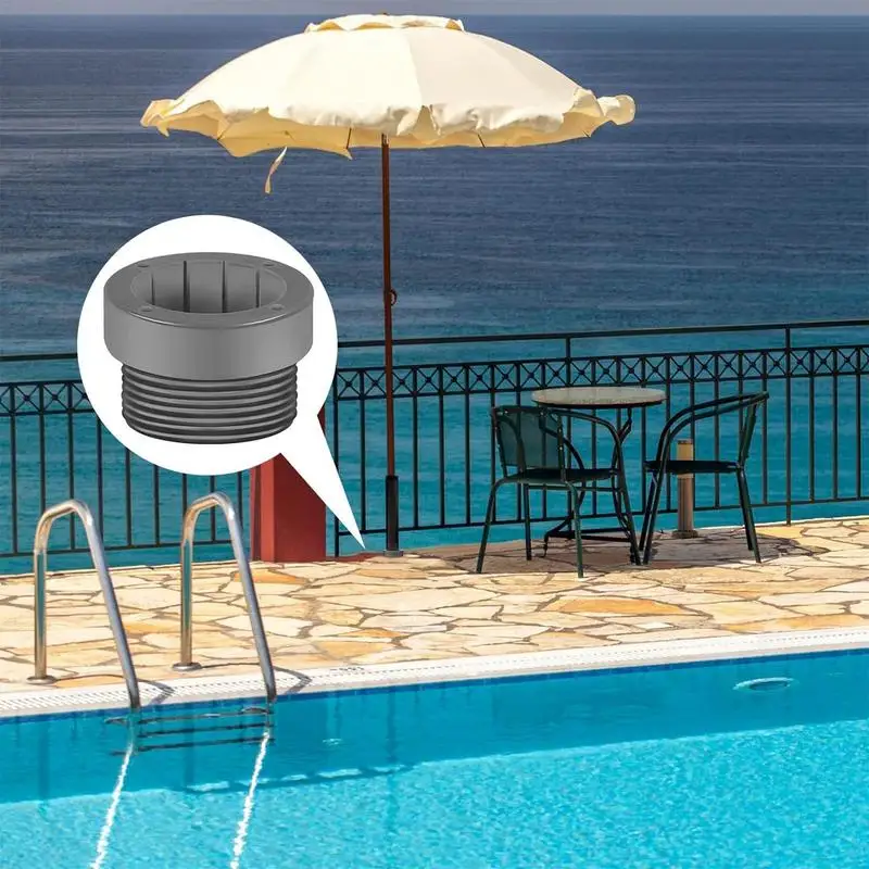 2pcs Pool Umbrella Sleeves Patio Umbrella Stabilizer Umbrella Hole Pool Umbrella Adapter threaded adapter sleeve Inserts Stand