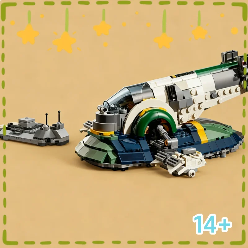 707 pièces nouvelle étoile attaque des histoires clones Jango Fett vaisseau spatial blocs de construction jouet pour garçons filles 75433