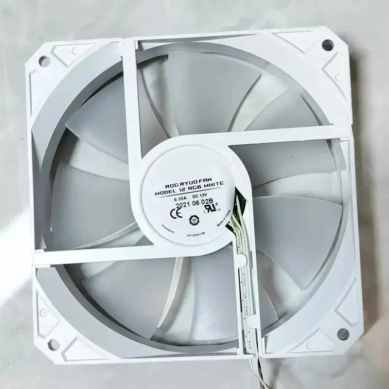 N+ for ASUS ROG RYUQ FAN 12RGB, 12V Aura Sync Cooling Fan, 4-Pin Power with 3-Pin ARGB Header