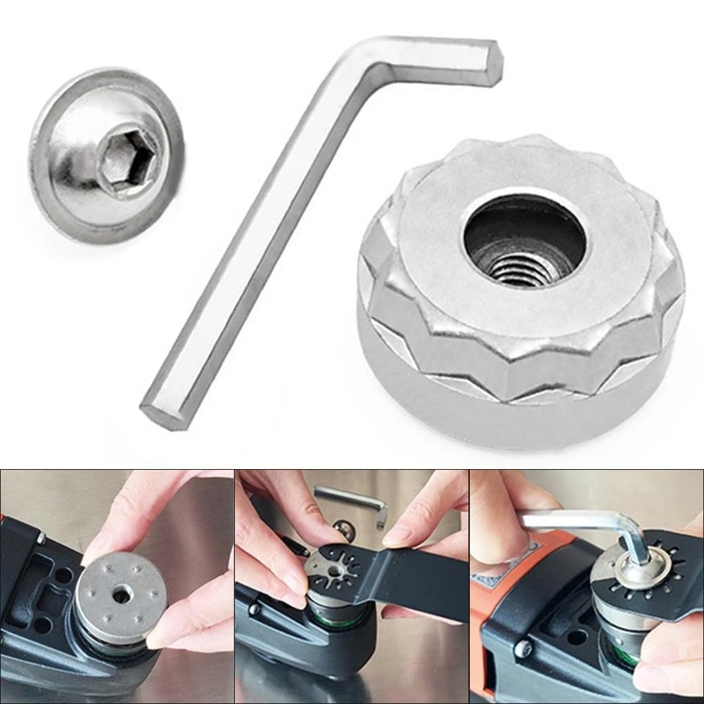 A39U 3 Pieces for Starlock Adapter Tool, Star Lock System, Power Tools, Oscillating Saw Blade Adapter
