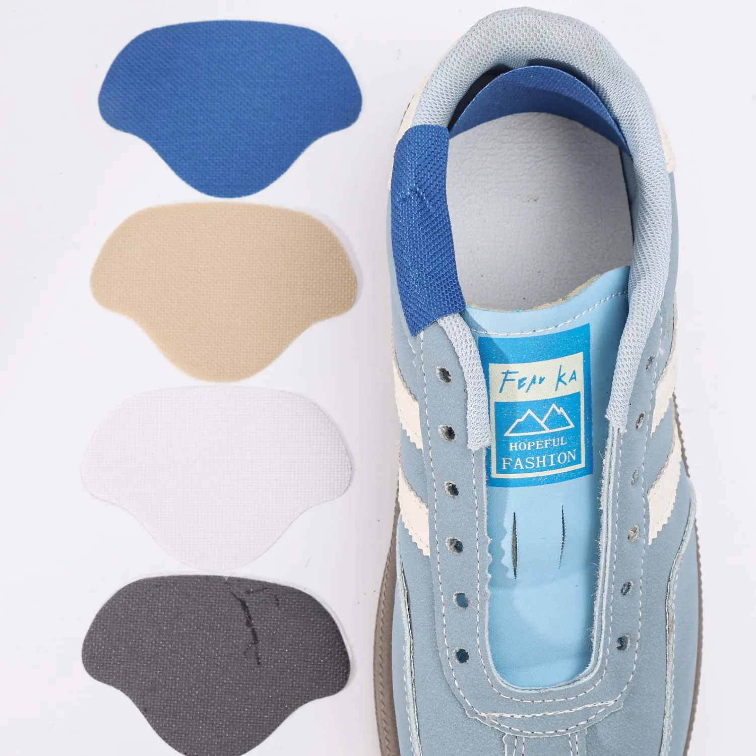 8PCS/SET Waterproof Insoles Heel Repair Subsidy Sticky Self-adhesive Patches for Inner Lining and Heel Pads Heels Protector