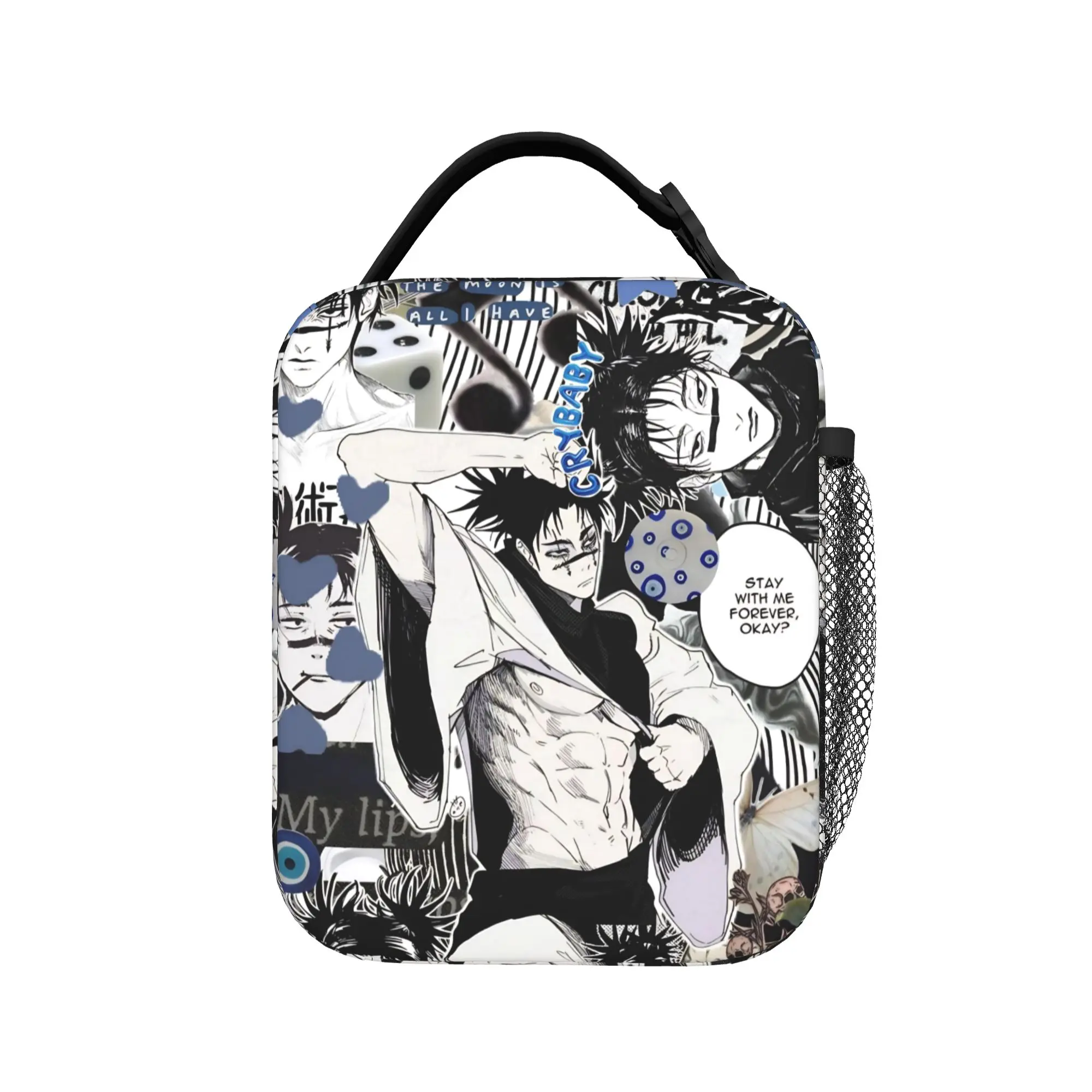 Choso  Insulated Lunch Bag Thermal Bag Reusable,Meal Container Jujutsus Kaisens Anime High Capacity Tote Lunch Box Men Women