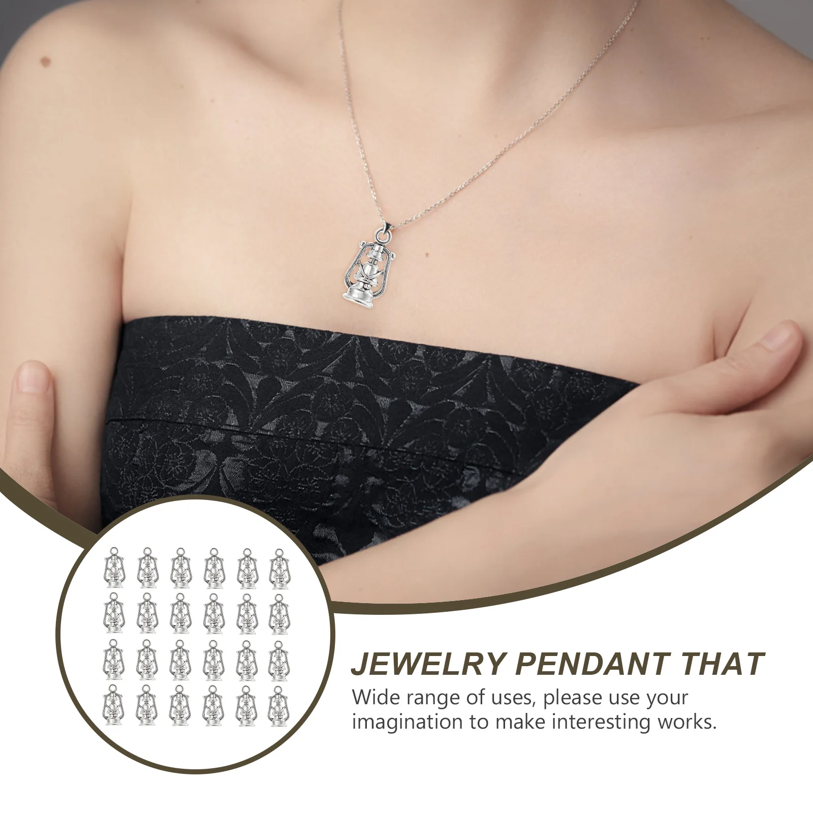 

100Pcs Retro Alloy Charms DIY Jewelry Making Pendants for Necklace Bracelet Earrings Creative Hanging Accessories