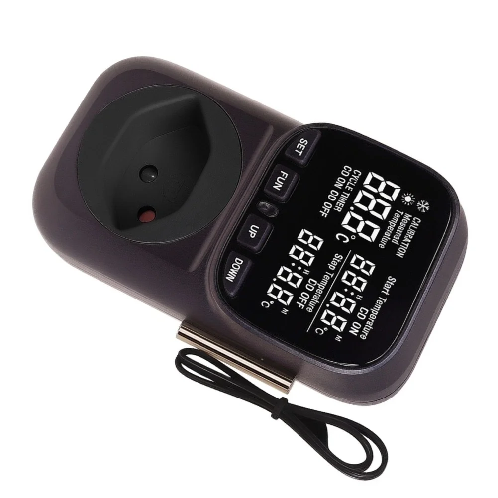 Greenhouse Climate Control 10A Digital Temperature Controller Temperature Management Solutions Wide Range -40F To 210F