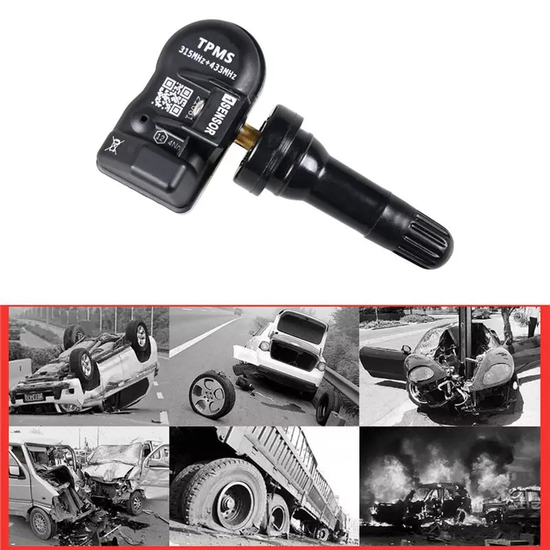 HOT-8Pcs Programmable MX Sensor 315MHZ+433Mhz 2 In 1 Tire Pressure Sensor Monitor System Universal Editable TPMS Tool-AUTEL Part