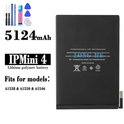 For Apple iPad mini 4 A1538/A1550 Tablet Battery 5124mAh, Battery Replacement, Free Tools