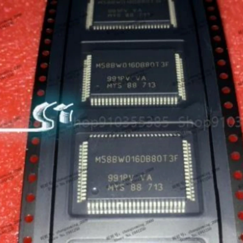 2-10pcs New M58BW016DB80T3F M58BW016DB80T3 QFP-80 Automobile computer board chip