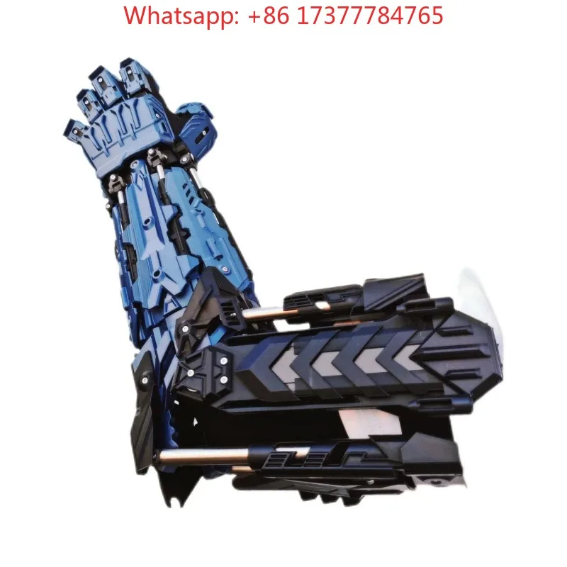 Cyberpunk Wearable Mecha Arm Gloves - Functional Cosplay & Film Prop