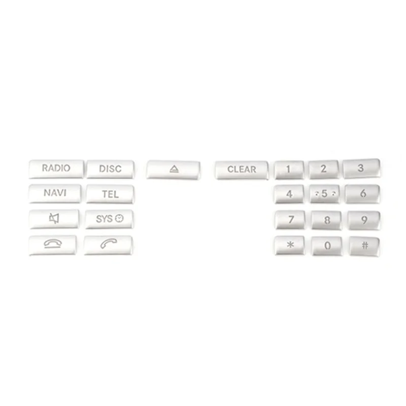

Car Center Console Multimedia CD Panel Button Sticker Trim For Mercedes Benz A B Class W176 W246 CLA C117 GLA X156