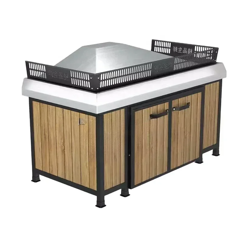 

outstanding Affordable and high-quality Shop Metal Wooden Display Racks Multi-layer Fresh Store Fruit And Vegetable Display Sto