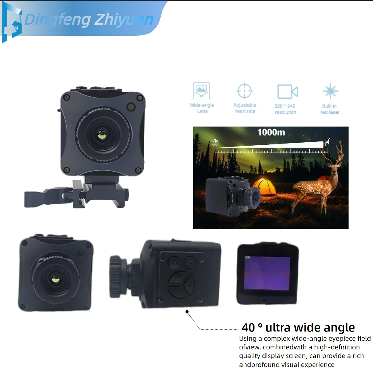 

Nighthawk X2-Frigate 320 Outdoor Night Vision Device Infrared Thermal Imager for Security Protection Thermal Imaging for Jungle