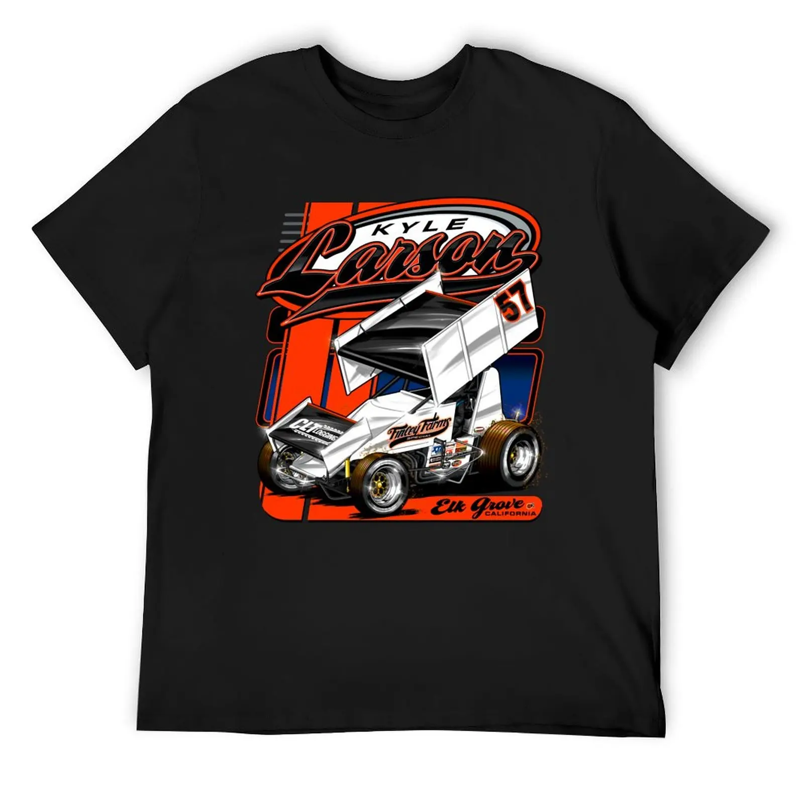 KYLE LARSON , Kyle Larson T-Shirt oversized Short sleeve tee vintage anime shirt shirts graphic mens vintage t shirts