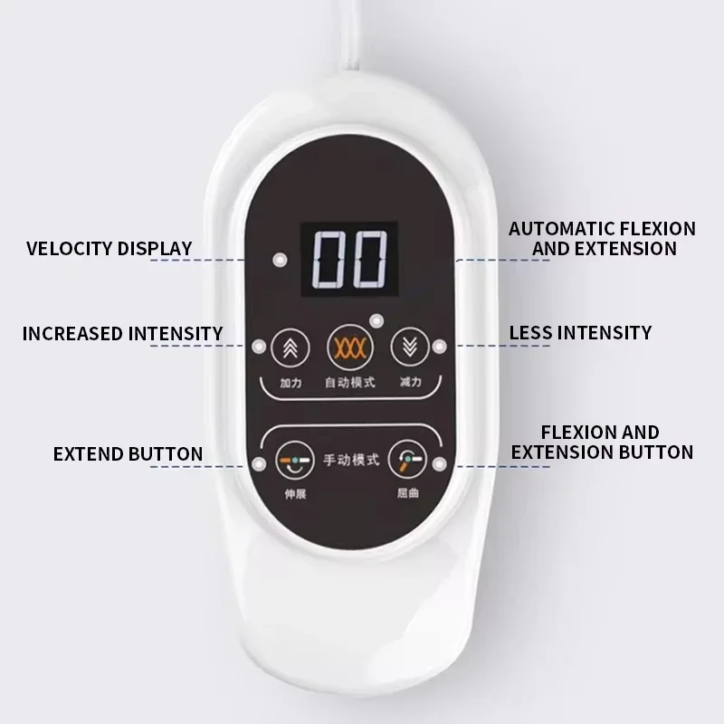 Máquina de entrenamiento de rehabilitación de rodilla CPM, flexión física, enderezado, rotura de extremidades inferiores, ejercicio en casa, eléctrico