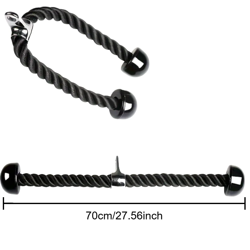 Biceps Training Gantry Frame Equipment Double Head Pull Rope Gym Accessories Triceps Lower Press Handle Tricep Laterals Muscle image 6