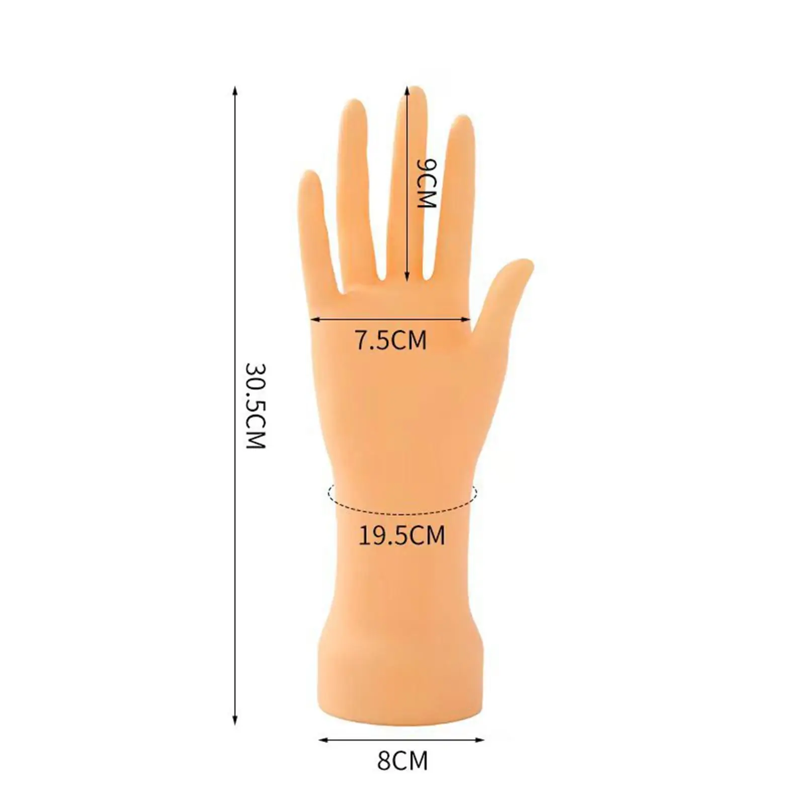 Female Mannequin Hand, Hand Rings Display Stand Jewelry Organizer Bracelet Bangle Necklace Holder for Hand Chain, Glove