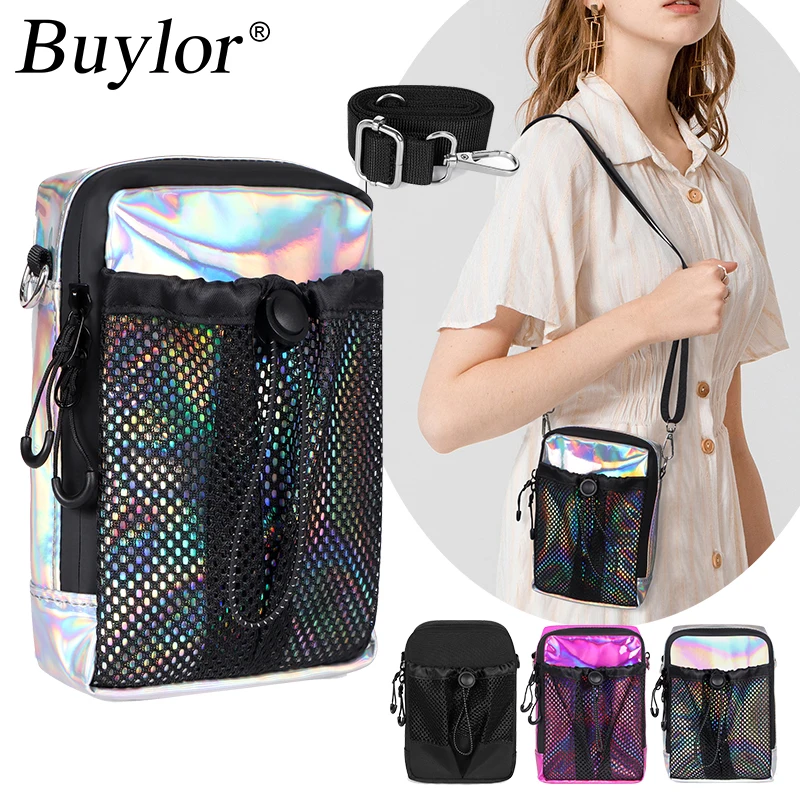 Buylor PVC femmes sacs de mode 2024 poche avant Design sac de luxe étanche téléphone portable sac à bandoulière petite marque femme sac