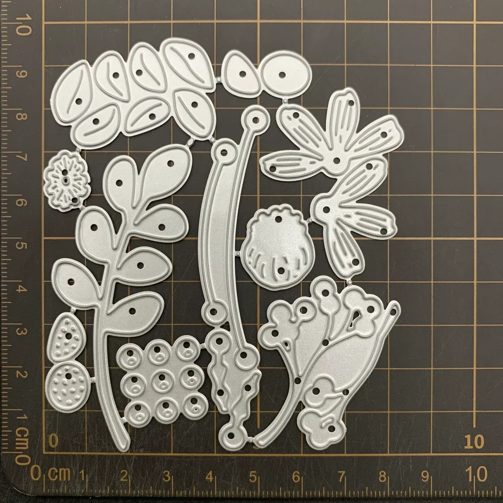 9 kinds Flowers Leaves Metal Cutting Dies Stencils For DIY Scrapbooking Decorative Embossing Handcraft Die CutsTemplate
