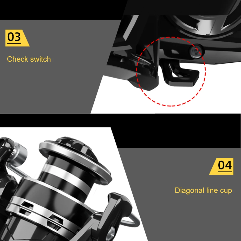 

Спиннинговая катушка с передаточным числом 5,2:1, рыболовная катушка с максимальным сопротивлением 12 кг, универсальная рыболовная спиннинговая катушка для морской и пресноводной рыбалки