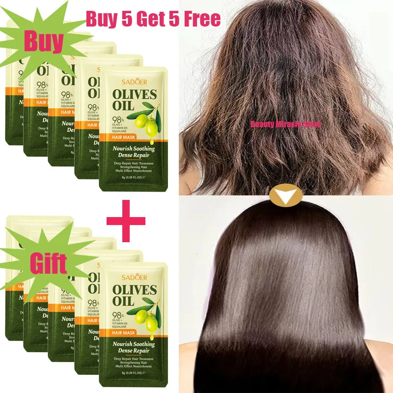 

Keratin Hair Mask Magical 5 Seconds Repair Damage Frizzy Treatment Scalp Hair Root Shiny Balm Straighten Soft Care Products