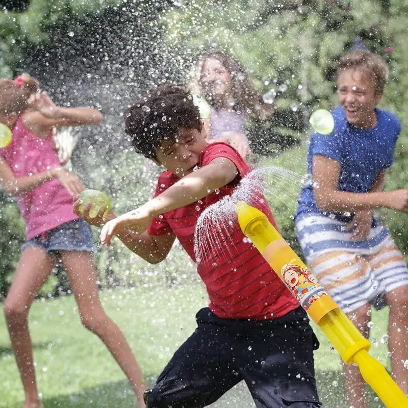 Juguetes para chorro de piscina, juguete para remojo de agua de gran alcance, rociador de agua, juguetes de playa, juguetes acuáticos al aire libre para adultos y niños, broma para fiestas