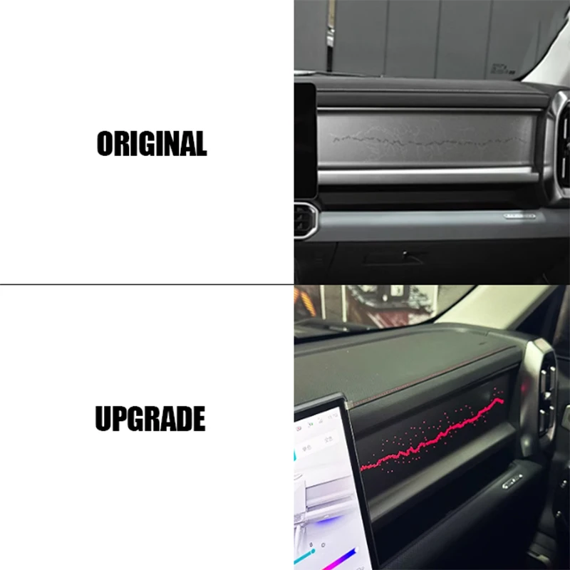 new Starry Sky Ambient Light Panel for Jetour Traveler T2, Front Passenger Interior LED Upgrade