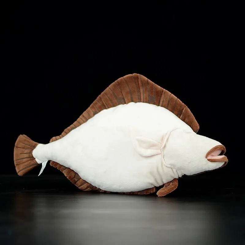 Simulation Animal Cute Flounder Action Figure Atlantic Flounder Plush Toy Lifelike Animals Simulation Stuffed Doll Toy Gifts